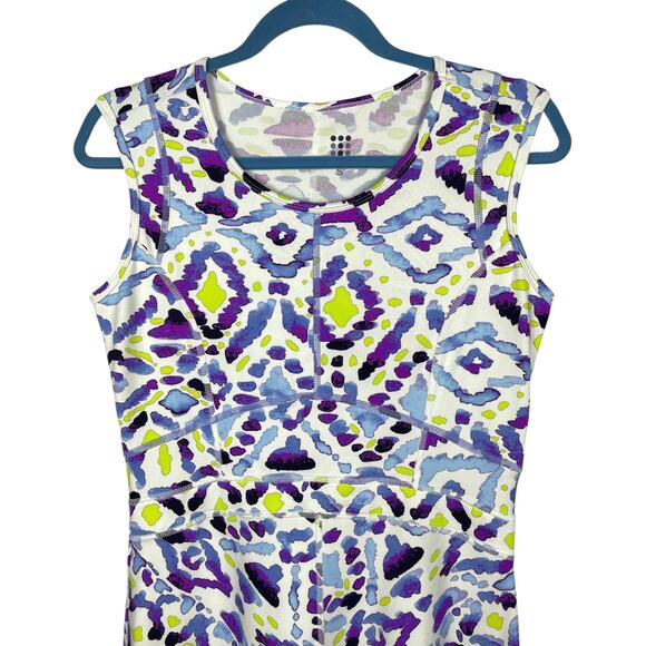 Title Nine Dream Dress Geometric Sleeveless A-Line Stretch Small Outdoors Hiking - Picture 3 of 9